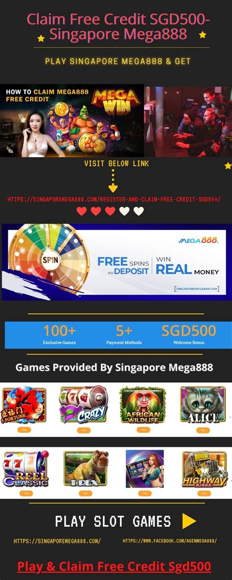 Claim Mega888 Free Credit Singapore .